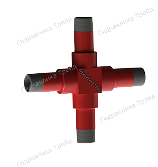 Крестовина наружная резьба для манифольда